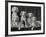 Group of Five Beautiful Saluki Puppies Owned by Mrs Barrs-Thomas Fall-Framed Photographic Print