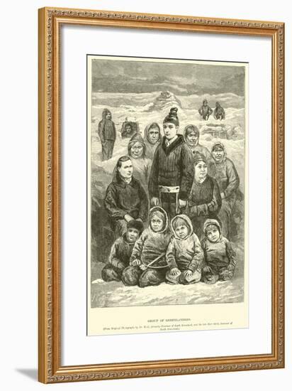 Group of Greenlanders-null-Framed Giclee Print