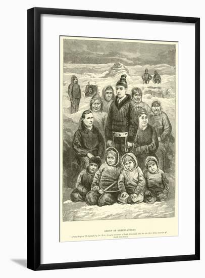 Group of Greenlanders-null-Framed Giclee Print