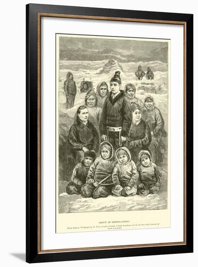 Group of Greenlanders-null-Framed Giclee Print