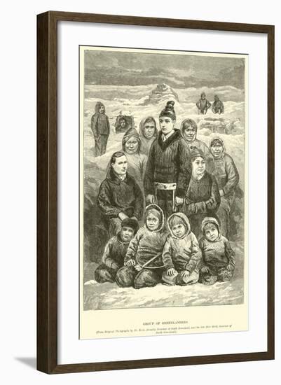 Group of Greenlanders-null-Framed Giclee Print