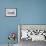 Group of Grey partridge huddled for warmth in snowy field-Edwin Giesbers-Framed Photographic Print displayed on a wall