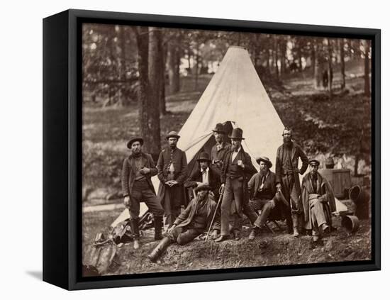 Group of Guides for the Army of the Potomac, 1862 (Albumen Print)-Alexander Gardner-Framed Premier Image Canvas