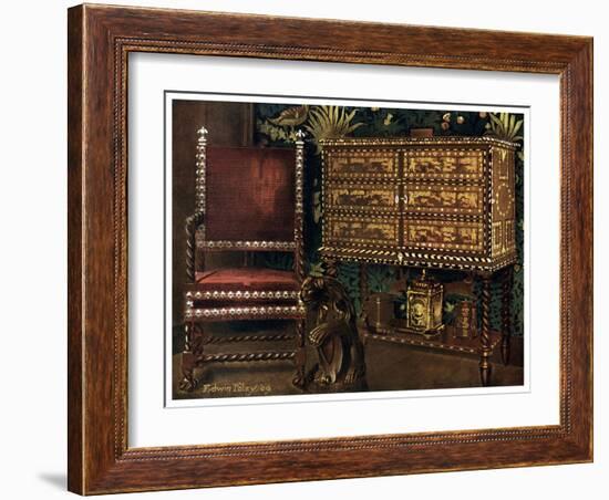 Group of Late 16th Century Continental Furniture, 1910-Edwin Foley-Framed Giclee Print