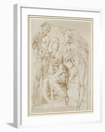 Group of Musicians-Raphael-Framed Giclee Print