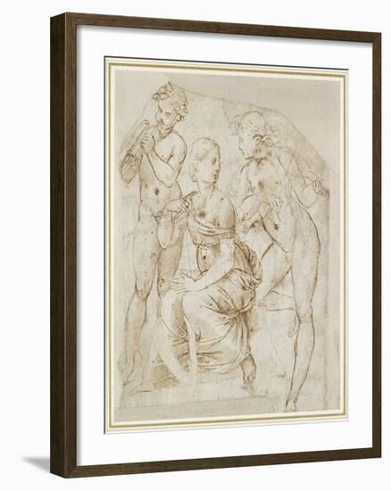 Group of Musicians-Raphael-Framed Giclee Print