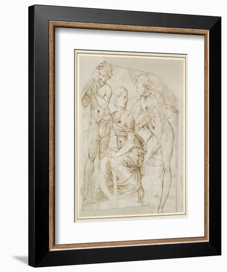 Group of Musicians-Raphael-Framed Giclee Print