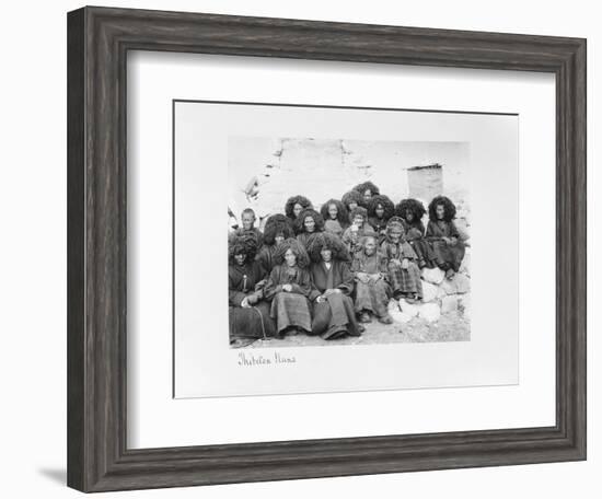 Group of Nuns at the Nunnery of Tatsang, 1903-04-John Claude White-Framed Giclee Print