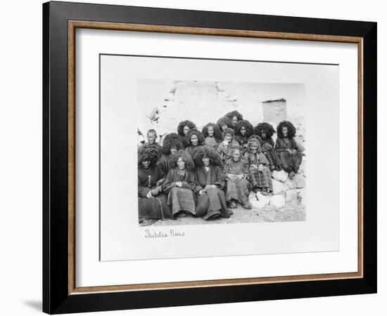 Group of Nuns at the Nunnery of Tatsang, 1903-04-John Claude White-Framed Giclee Print