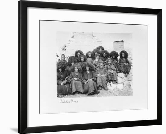 Group of Nuns at the Nunnery of Tatsang, 1903-04-John Claude White-Framed Giclee Print