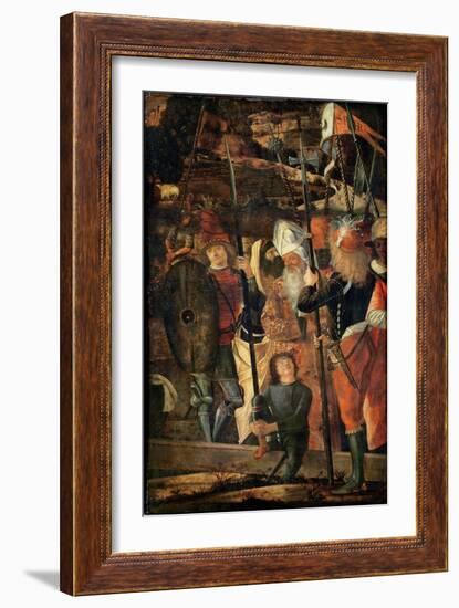 Group of Orientals, Jews and Soldiers, 1493-95-Vittore Carpaccio-Framed Giclee Print