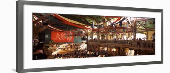 Group of People in the Oktoberfest Festival, Munich, Bavaria, Germany-null-Framed Photographic Print