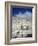 Group of People Praying in Front of a Wall, Western Wall, Jerusalem, Israel-null-Framed Photographic Print