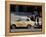 Group of People Talking Beside a Trabant Tour Car, Mitte, Berlin, Germany-Richard Nebesky-Framed Premier Image Canvas