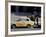 Group of People Talking Beside a Trabant Tour Car, Mitte, Berlin, Germany-Richard Nebesky-Framed Photographic Print