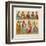 Group of Persian Musicians Play on a Variety of Instruments-Dambourget-Framed Art Print