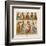 Group of Persian Musicians Play on a Variety of Instruments-Dambourget-Framed Art Print