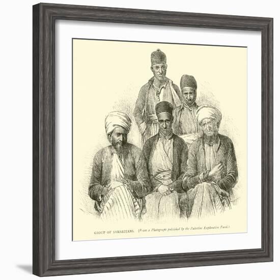 Group of Samaritans-null-Framed Giclee Print