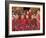 Group of School Children, Including Young Monks, Singing, Village of Thit La, Shan State, Myanmar-Eitan Simanor-Framed Photographic Print