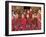 Group of School Children, Including Young Monks, Singing, Village of Thit La, Shan State, Myanmar-Eitan Simanor-Framed Photographic Print