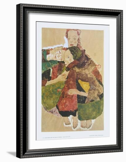 Group of Three Girls, 1911-Egon Schiele-Framed Art Print