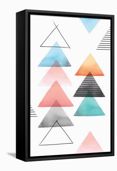 Group of Triangles II-Isabelle Z-Framed Stretched Canvas