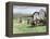 Group of Vaqueros Outside Santa Inez Mission in California, 1800s-null-Framed Premier Image Canvas