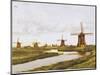 Group of Windmills at Schermenpolder Netherlands-null-Mounted Photographic Print