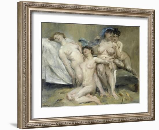 Group of Women, 1904-Lovis Corinth-Framed Giclee Print