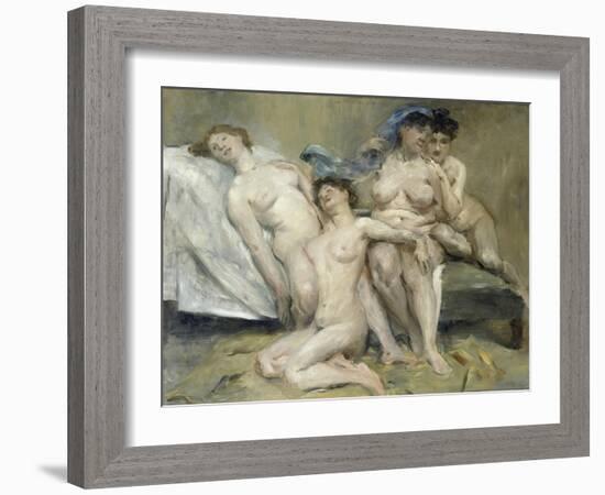 Group of Women, 1904-Lovis Corinth-Framed Giclee Print