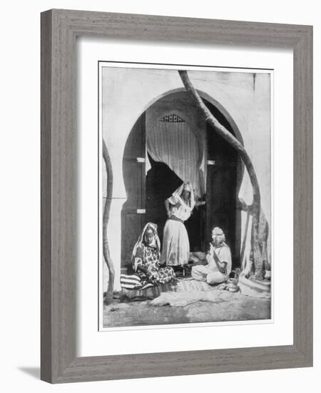 Group of Women, Algeria, Africa, Late 19th Century-John L Stoddard-Framed Giclee Print
