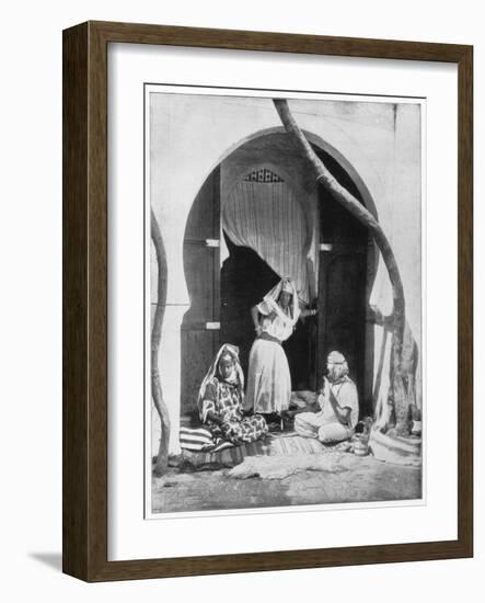 Group of Women, Algeria, Africa, Late 19th Century-John L Stoddard-Framed Giclee Print