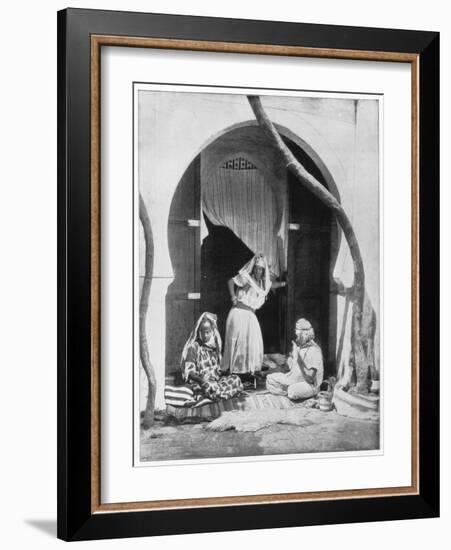 Group of Women, Algeria, Africa, Late 19th Century-John L Stoddard-Framed Giclee Print