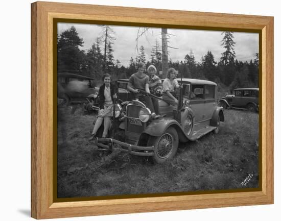 Group of Women with Rifles, 1930-Marvin Boland-Framed Premier Image Canvas