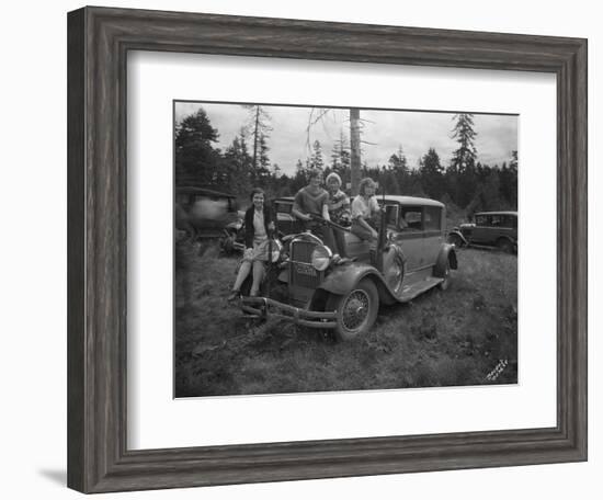 Group of Women with Rifles, 1930-Marvin Boland-Framed Giclee Print