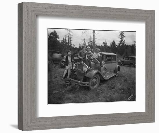 Group of Women with Rifles, 1930-Marvin Boland-Framed Giclee Print