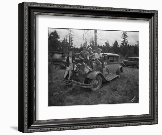 Group of Women with Rifles, 1930-Marvin Boland-Framed Giclee Print