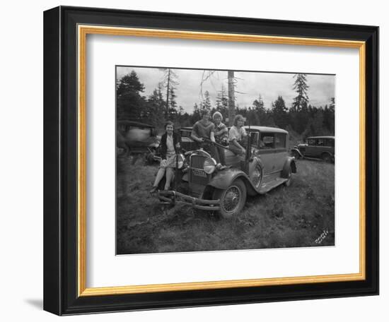 Group of Women with Rifles, 1930-Marvin Boland-Framed Giclee Print