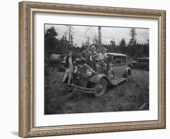 Group of Women with Rifles, 1930-Marvin Boland-Framed Giclee Print