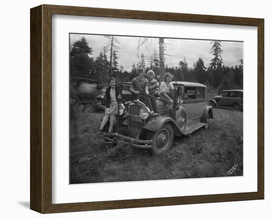 Group of Women with Rifles, 1930-Marvin Boland-Framed Giclee Print