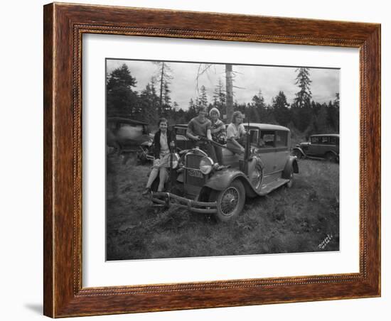 Group of Women with Rifles, 1930-Marvin Boland-Framed Giclee Print