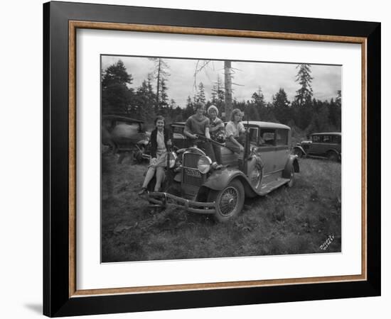 Group of Women with Rifles, 1930-Marvin Boland-Framed Giclee Print