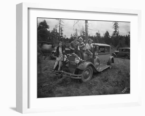 Group of Women with Rifles, 1930-Marvin Boland-Framed Giclee Print