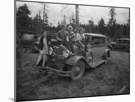 Group of Women with Rifles, 1930-Marvin Boland-Mounted Giclee Print