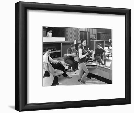 Group of Young People at Silver Blades Bowling Alley, Sheffield, South Yorkshire, 1965-Michael Walters-Framed Photographic Print