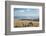 Group of young people enjoying a picnic on the Port Hills, Christchurch, Canterbury, South Island, -Ruth Tomlinson-Framed Photographic Print