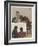 "Group of Young Primates", Young Monkeys and Children-E. Yarrow-Framed Art Print