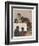 "Group of Young Primates", Young Monkeys and Children-E. Yarrow-Framed Premium Giclee Print