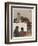 "Group of Young Primates", Young Monkeys and Children-E. Yarrow-Framed Art Print