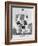 Group of Young Woman Playing Basketball-null-Framed Photo